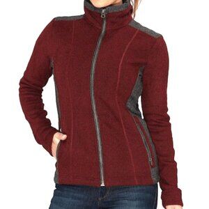 Kuhl Aurora Alfpaca Fleece Jacket Red Small